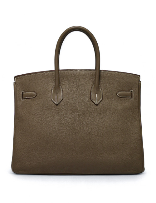 Birkin 35 HERMES Taurillon Clémence Taupe