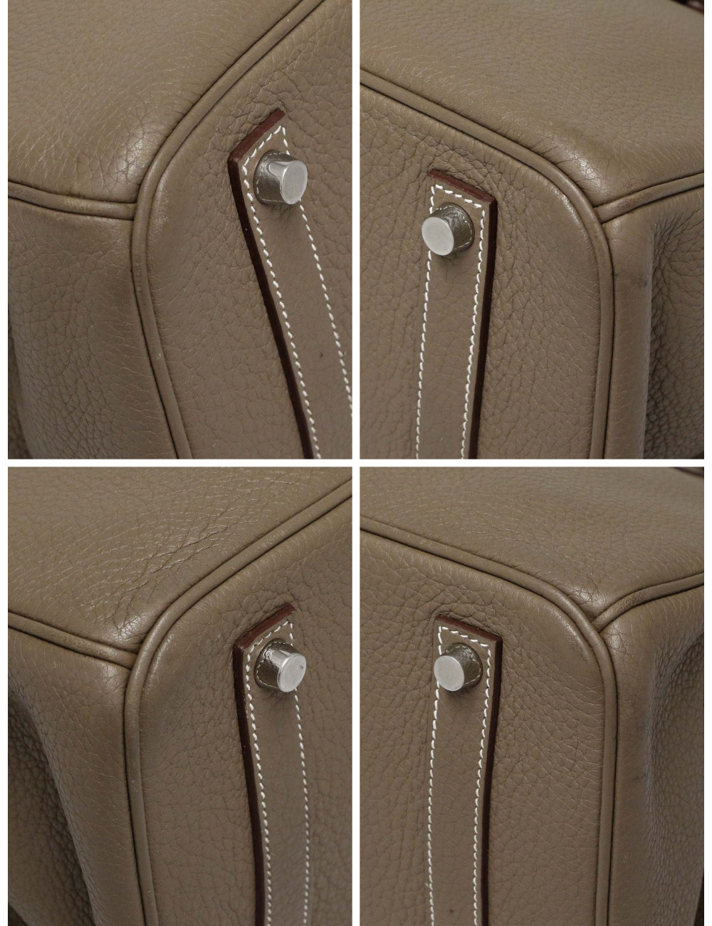 Birkin 35 HERMES étoupe Taurillon Clémence