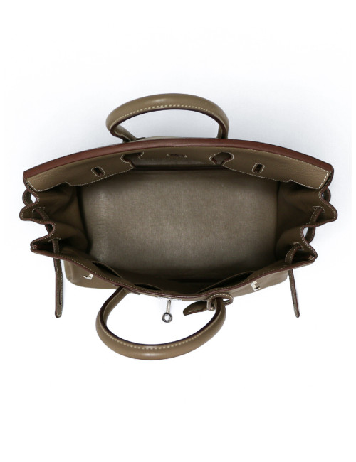Birkin 35 HERMES Taurillon Clémence Taupe