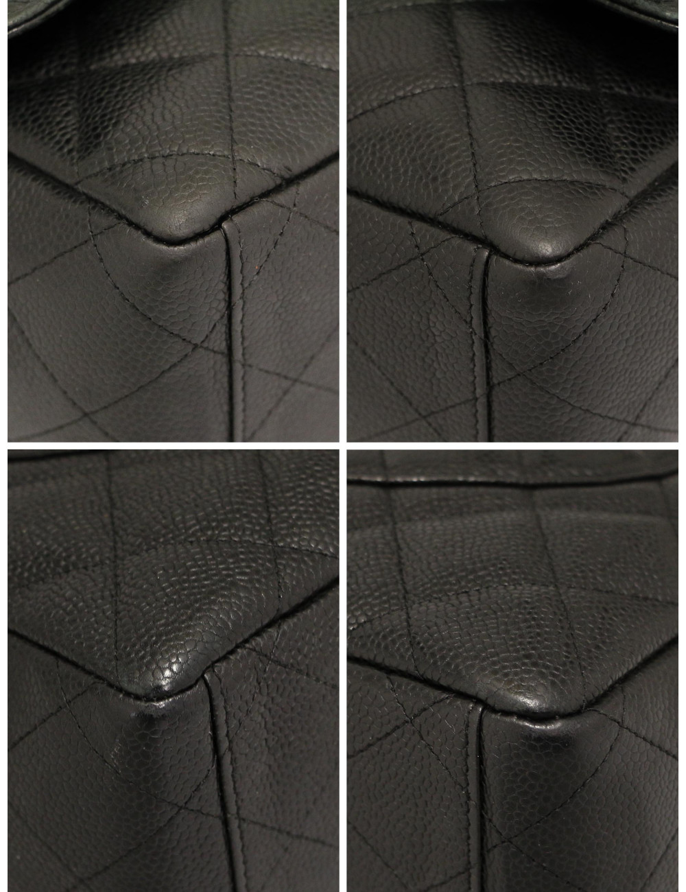 Maxi Jumbo Chanel cuir caviar