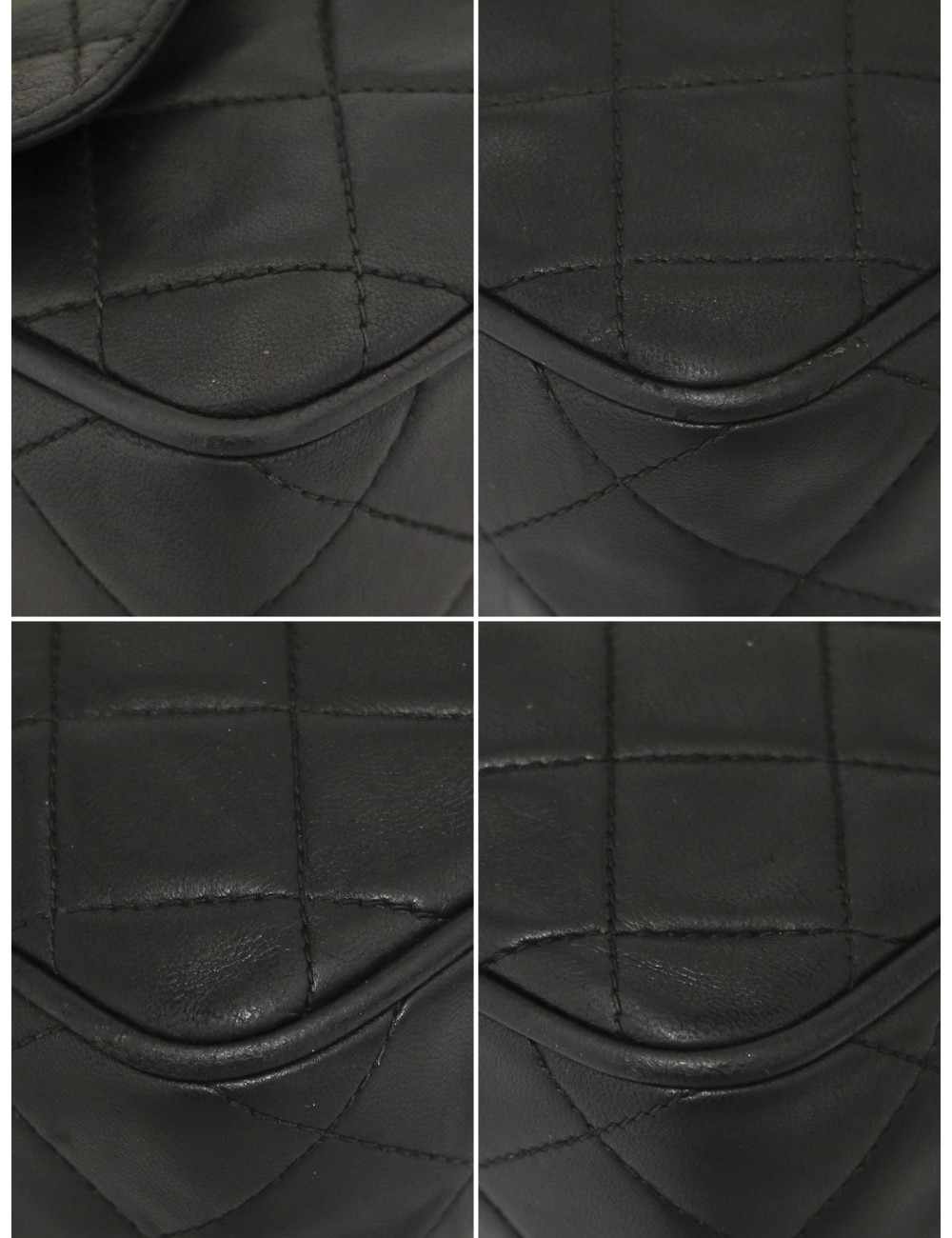 Sac Caméra Chanel vintage cuir d'agneau