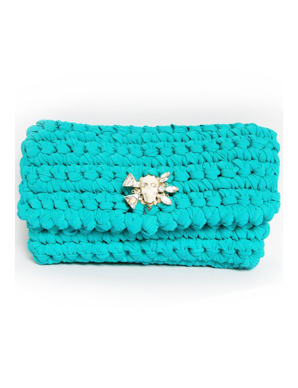 pochette turquoise GIAMBATTISTA VALLI