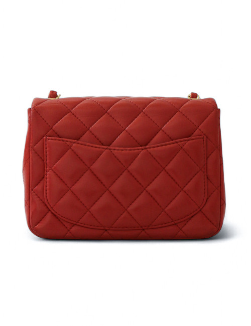 Mini matelassé 17 Chanel rouge