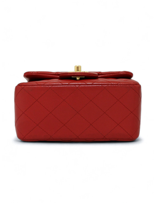 Mini matelassé 17 Chanel rouge
