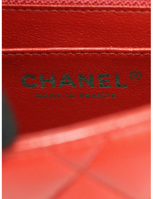Mini matelassé 17 Chanel rouge
