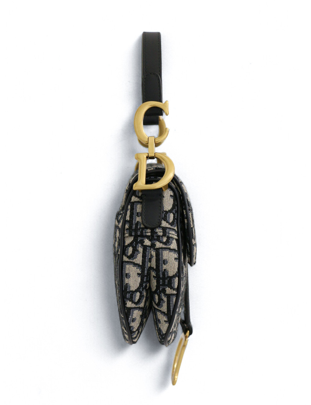 Mini saddle Dior bleu