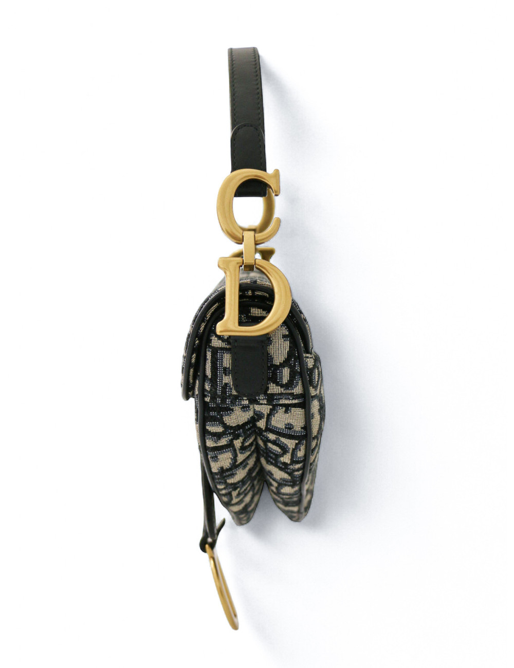 Mini saddle Dior bleu