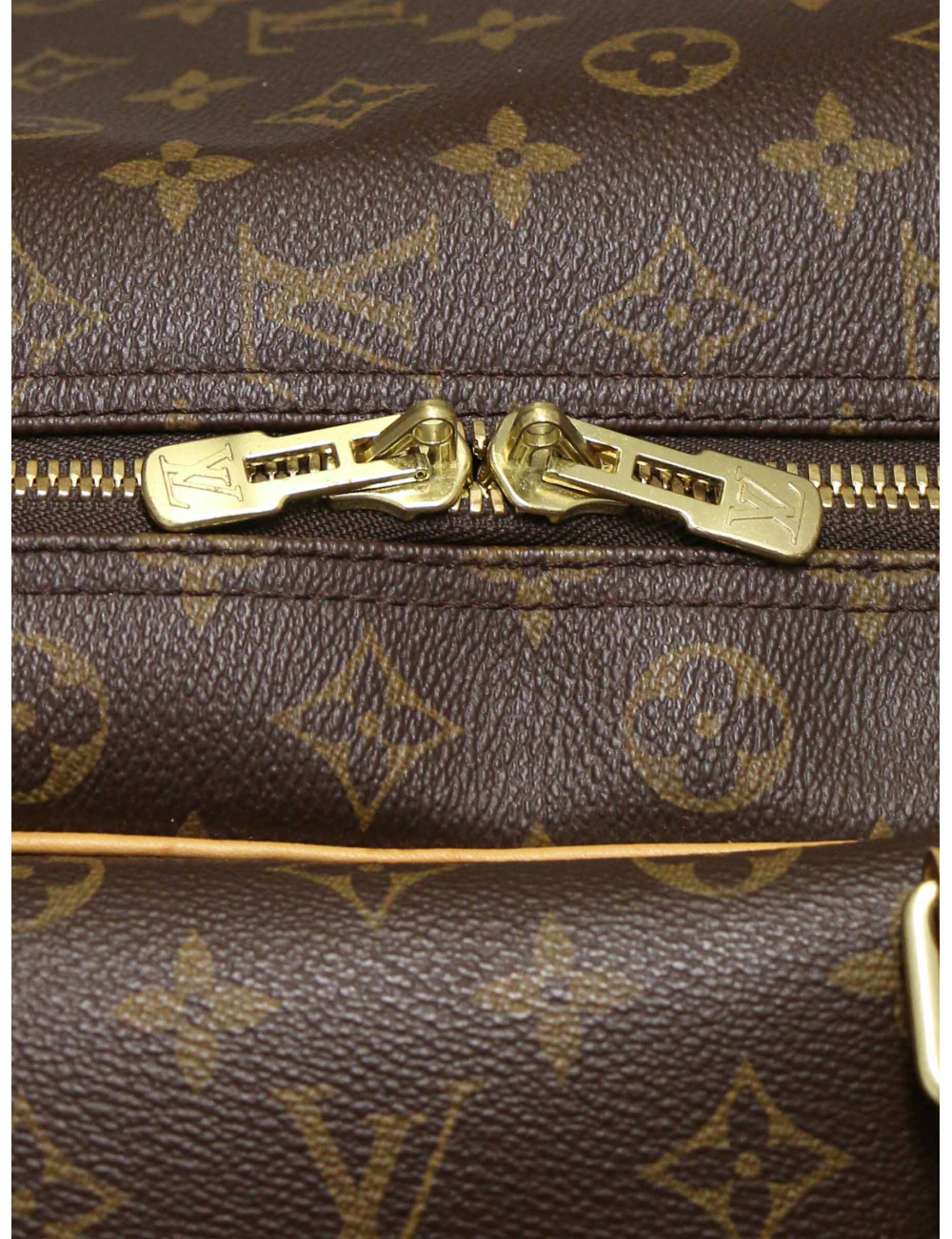 Grande valise LOUIS VUITTON souple toile Monogram