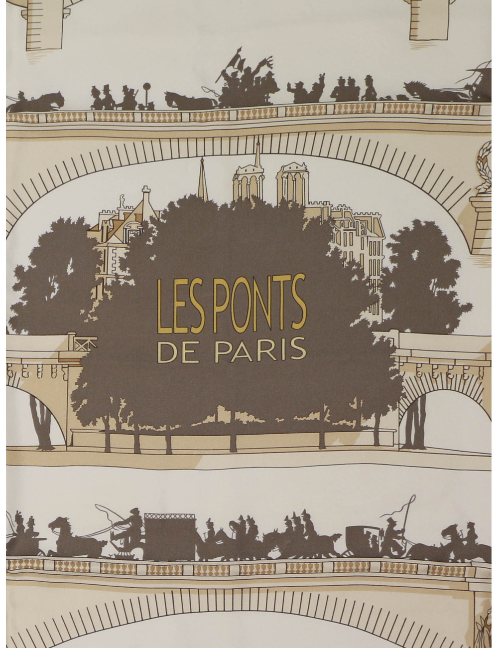 Carré Hermès Les Ponts de Paris Rare