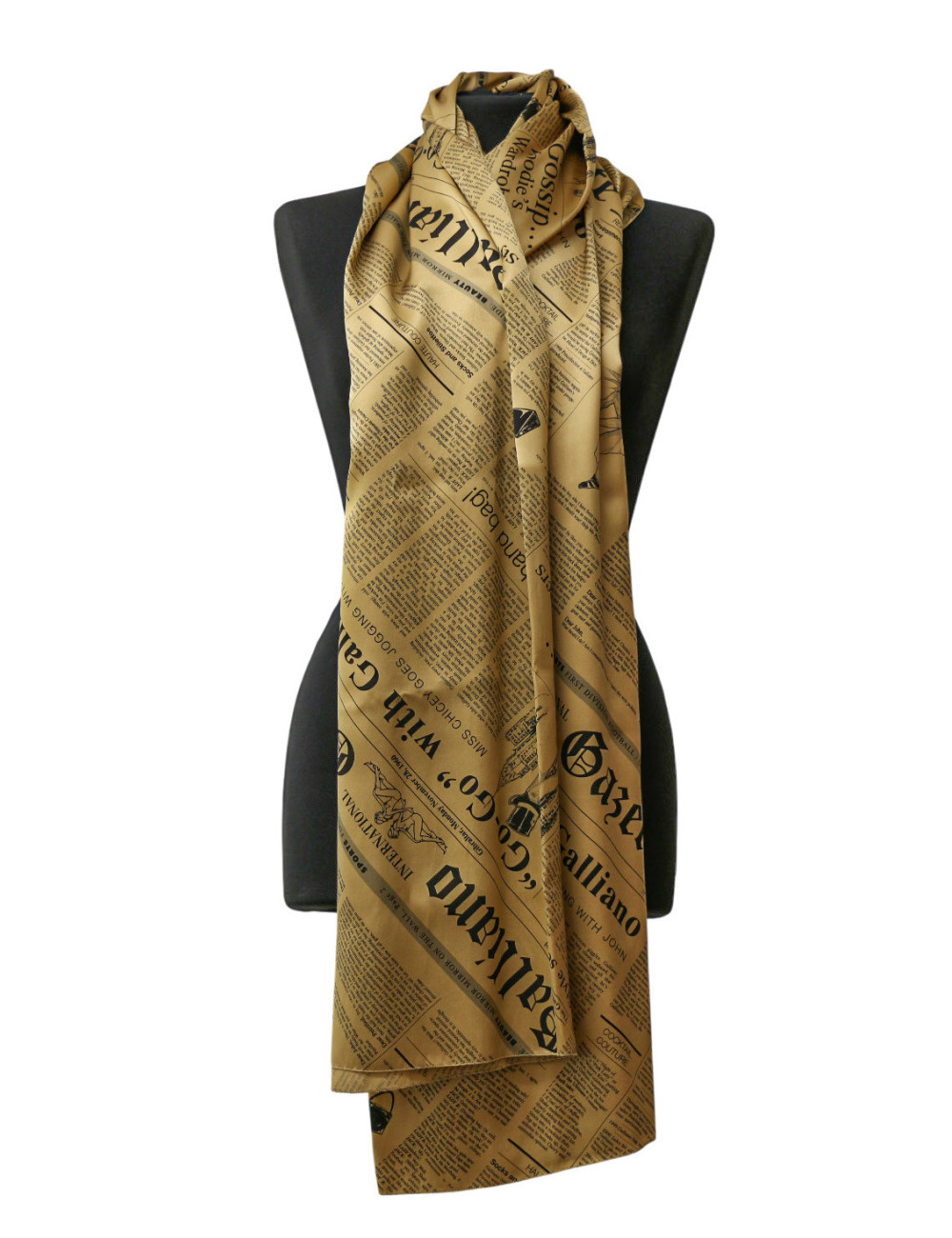 Long foulard John Galliano Gazette