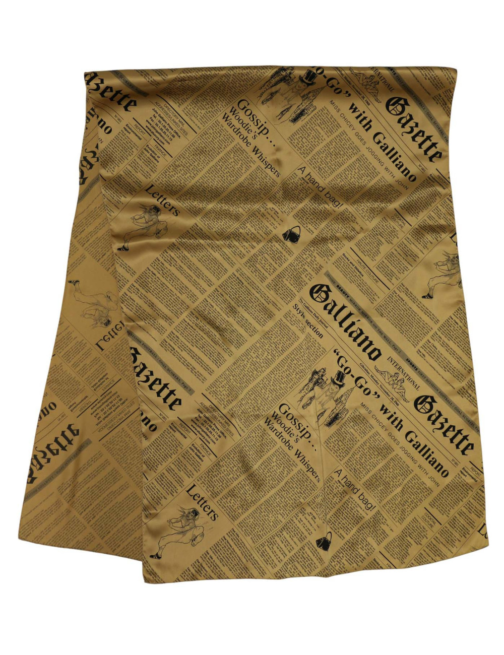 Long foulard John Galliano Gazette