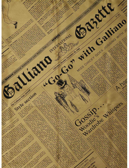 Long foulard John Galliano Gazette