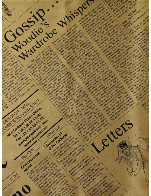 Long foulard John Galliano Gazette