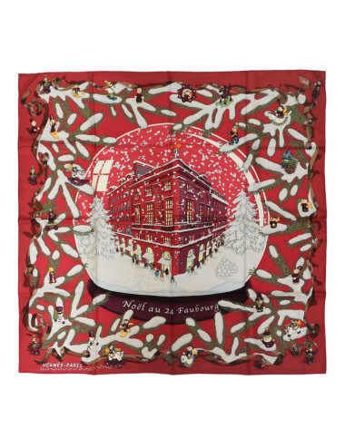 Carré HERMES Noël au 24 Faubourg