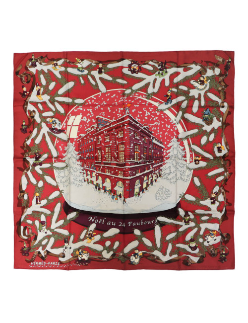 Carré HERMES Noël au 24 Faubourg