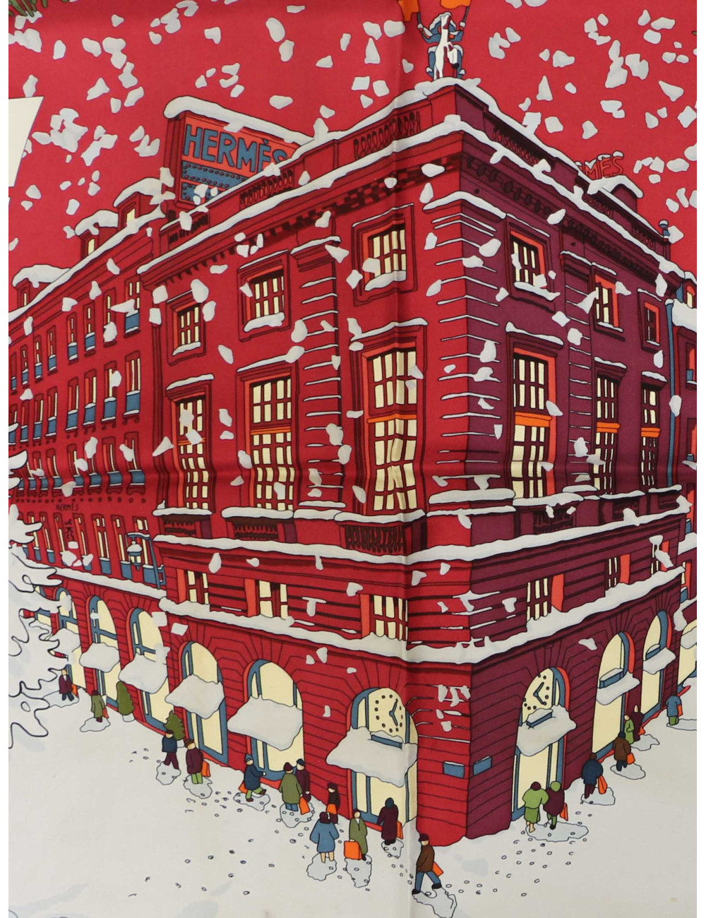 Rare Carré Hermès Noël au 24 Faubourg