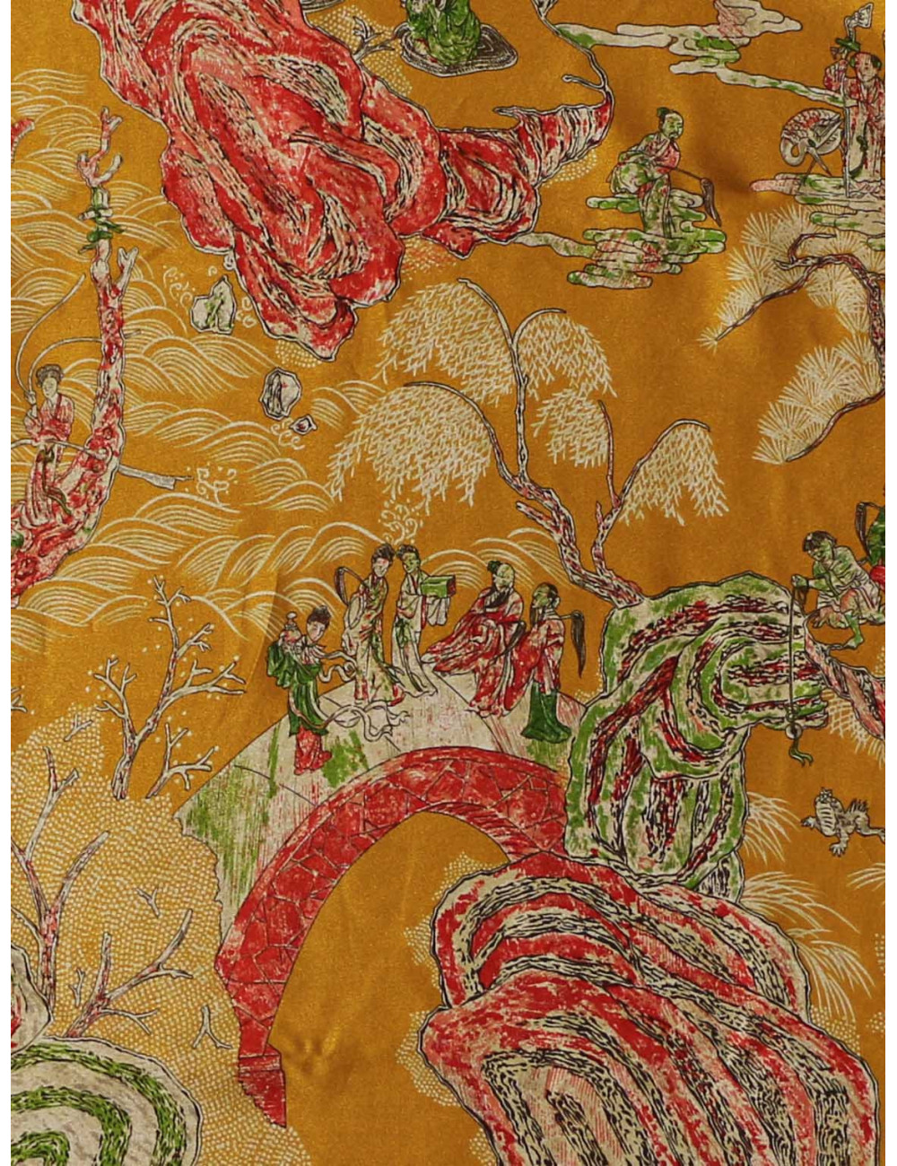 Châle Chanel soie Couture vintage