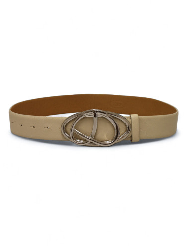 Ceinture TOD'S T75 cuir écru
