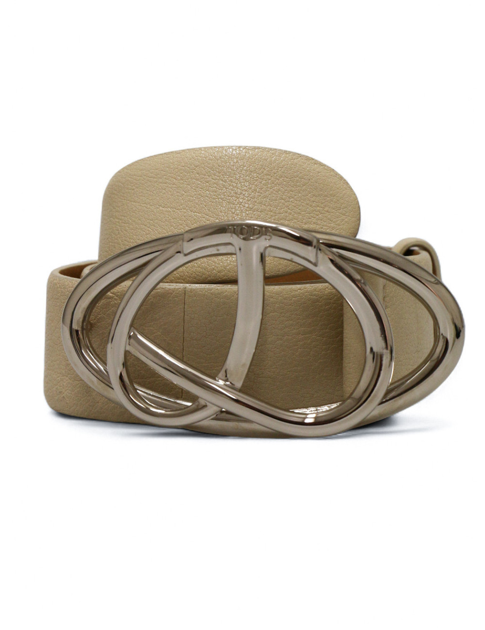 Ceinture TOD'S T75 cuir écru