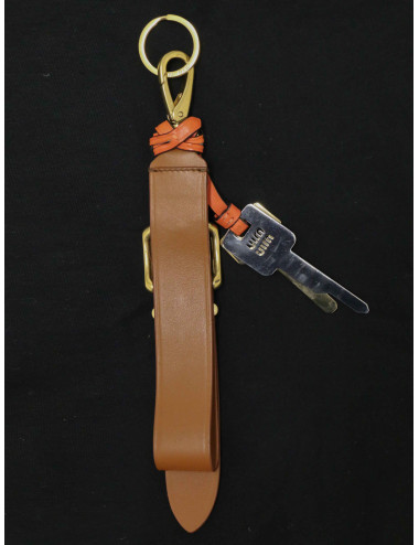 Bag charm MIU MIU cuir gold : occasion certifiée authentique. 2