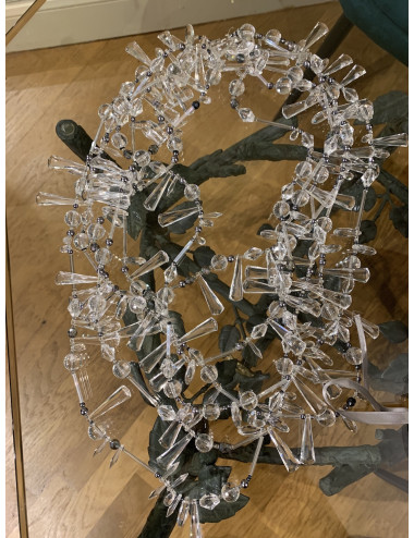 Sautoir Couture Thierry Mugler perles transparentes 2