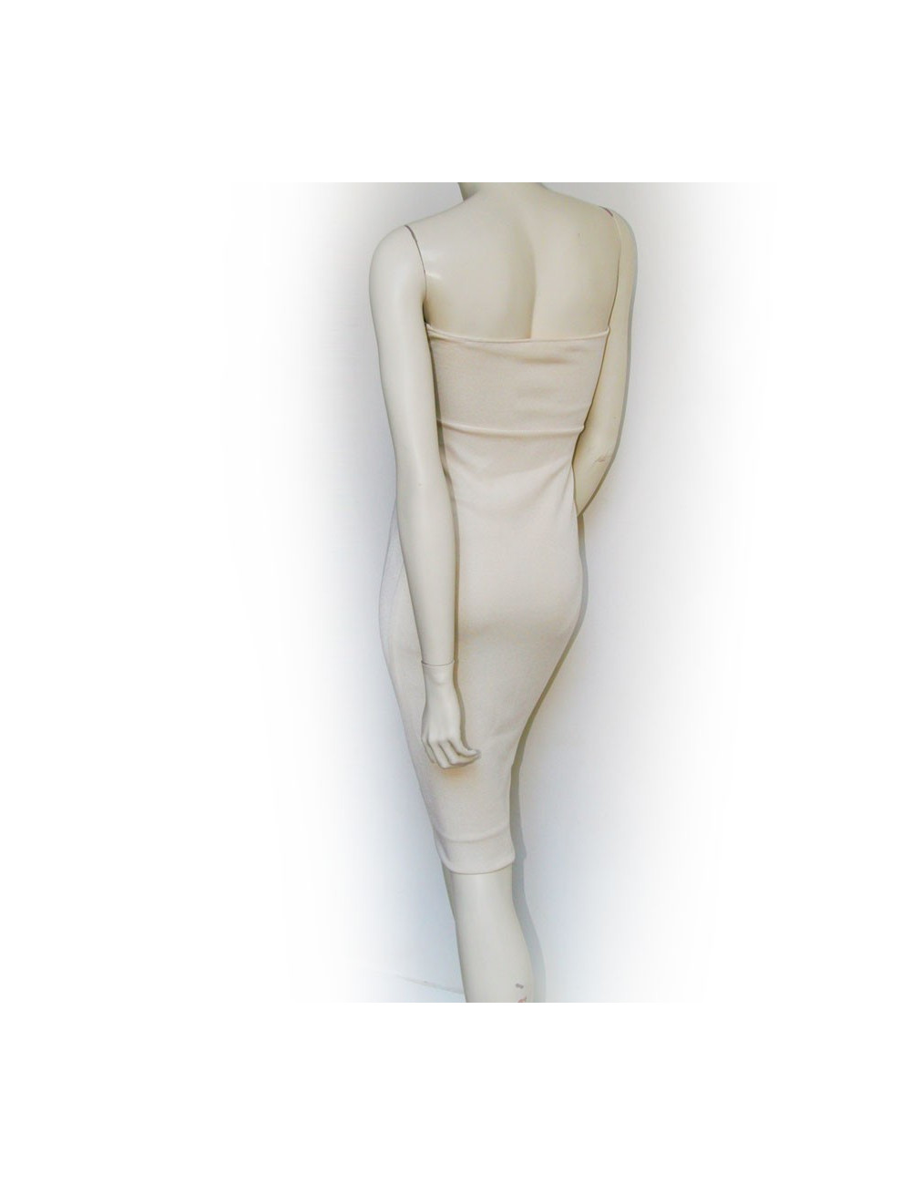 Robe GIAMBATTISTA VALLI blanc cassé en soie