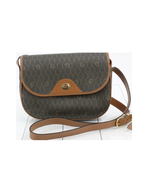 Sac Dior vintage en toile nid d'abeille