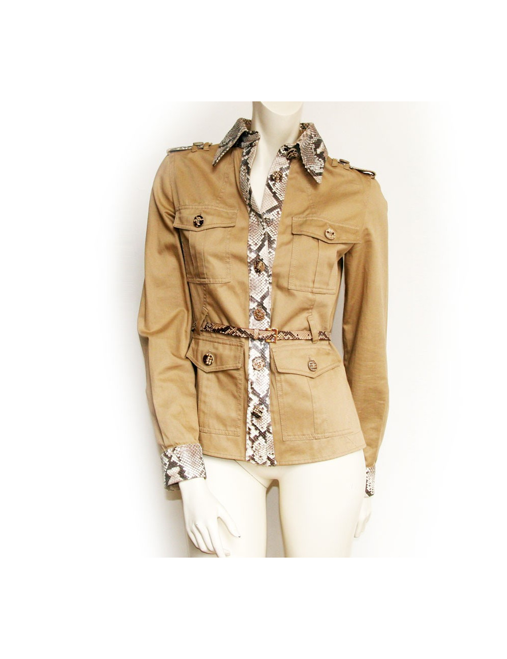 Saharienne DOLCE & GABBANA coton/python