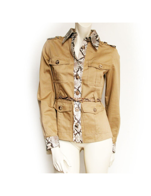 Saharienne DOLCE & GABBANA coton/python