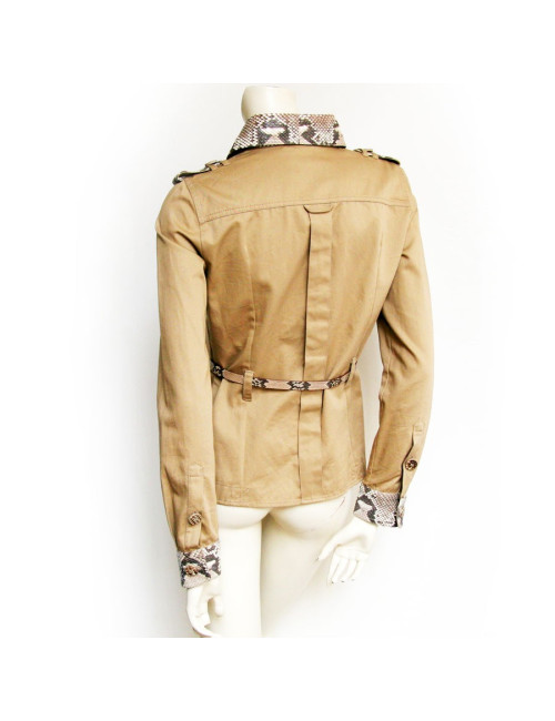 Saharienne DOLCE & GABBANA coton/python