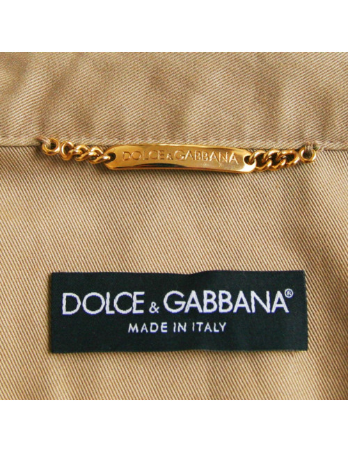 Saharienne DOLCE & GABBANA coton/python