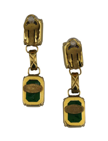 Boucles d'oreille pâte de verre Chanel : certifiées authentiques 2