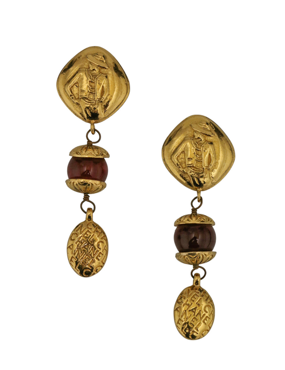 Boucles d'oreille clips Coco Chanel