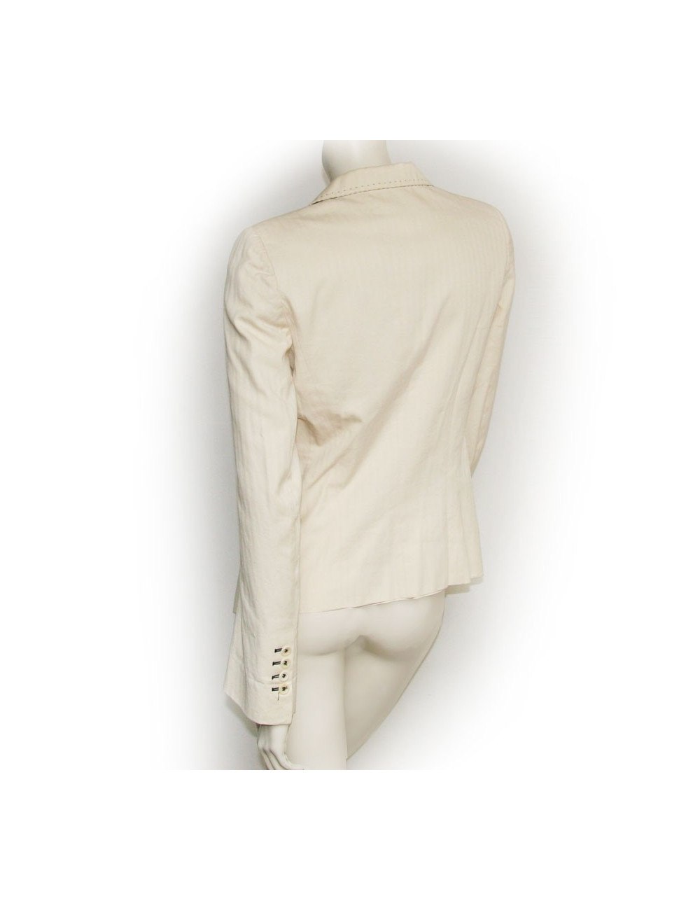 Veste blanc cassé ANN DEMEULEMEESTER T36