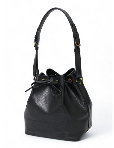 Sac Noe cuir épi LOUIS VUITTON noir