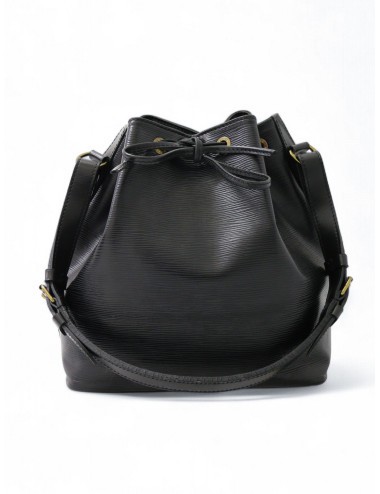 Sac Noe cuir épi LOUIS VUITTON noir 2