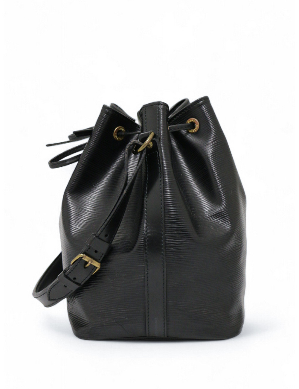 Sac Noé cuir épi Louis Vuitton noir : occasion certifiée authentique