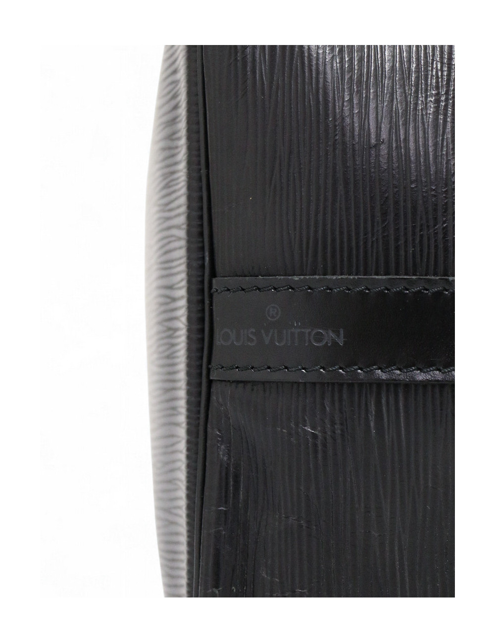 Sac Noe cuir épi LOUIS VUITTON noir