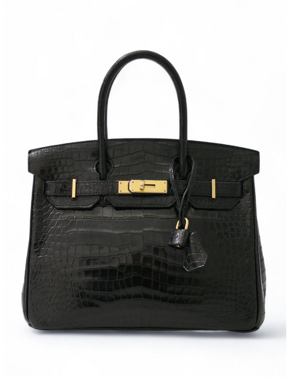 Hermès Birkin 30 crocodile porosus bijouterie dorée