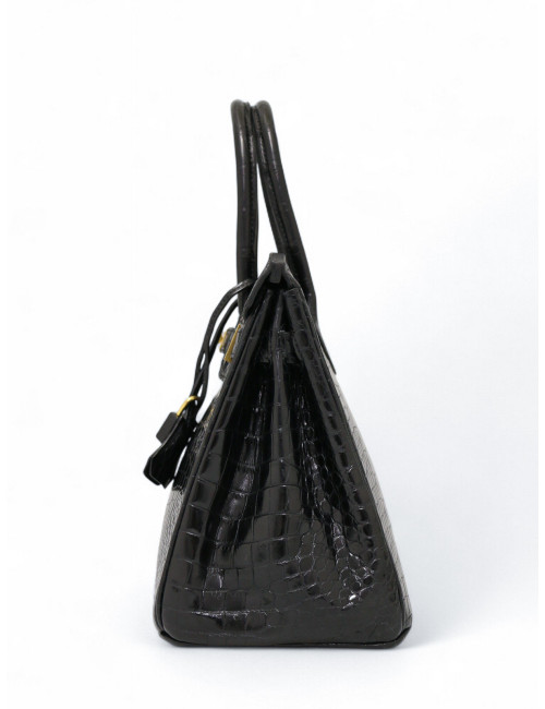 Hermès Birkin 30 crocodile porosus bijouterie dorée