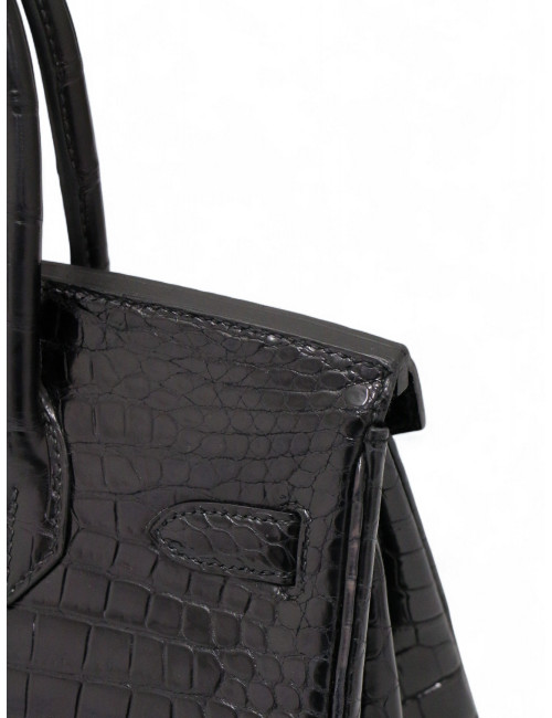 Hermès Birkin 30 crocodile porosus bijouterie dorée