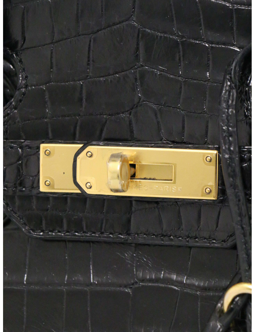 Hermès Birkin 30 crocodile porosus bijouterie dorée