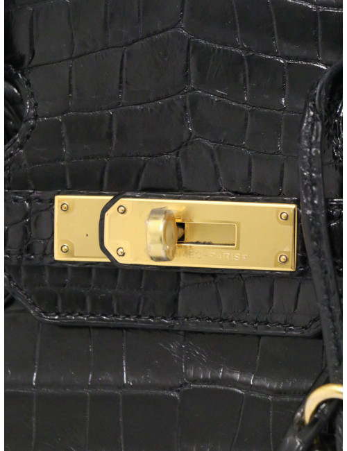Hermès Birkin 30 crocodile porosus bijouterie dorée