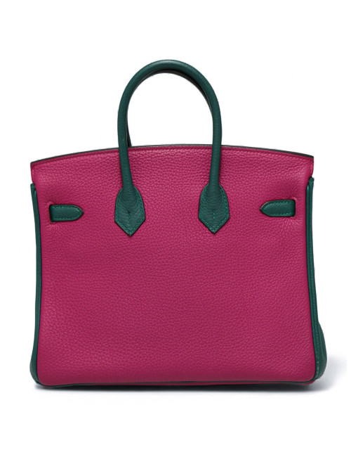 Birkin 25 Hermès horseshoe tricolore