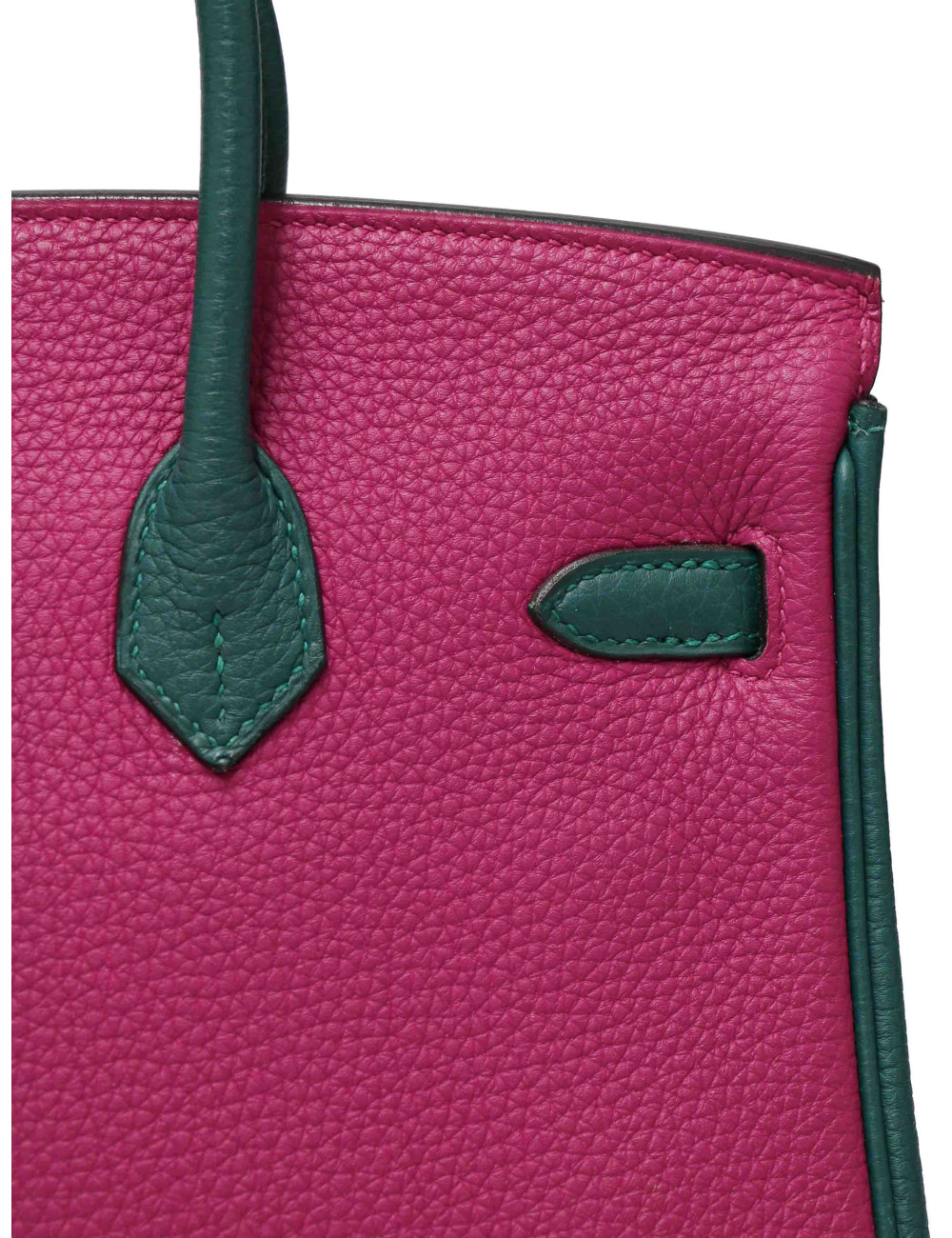 Birkin 25 Hermès horseshoe tricolore