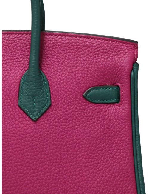 Birkin 25 Hermès horseshoe tricolore