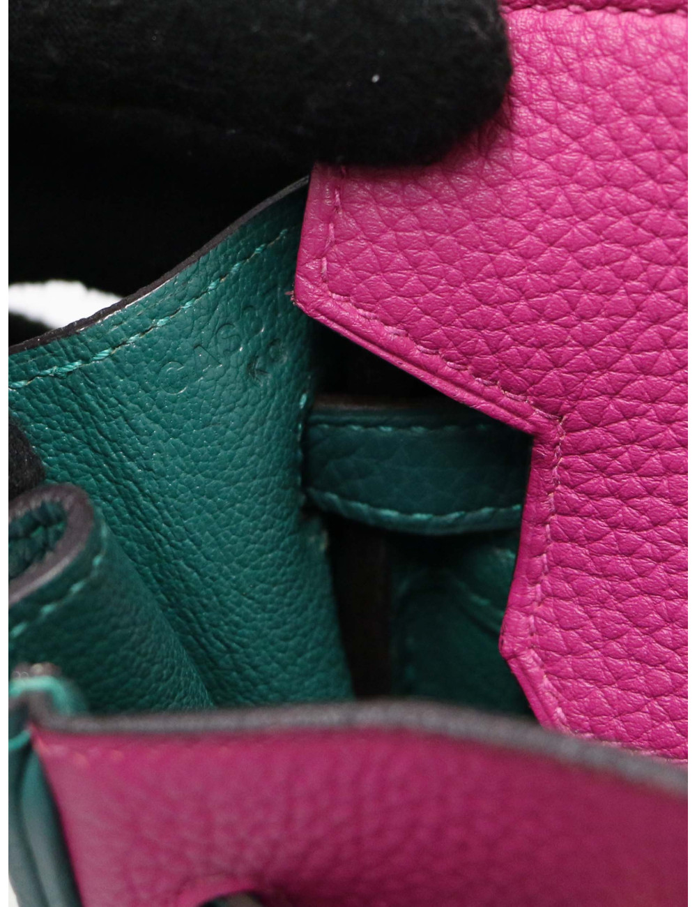 Birkin 25 Hermès horseshoe tricolore