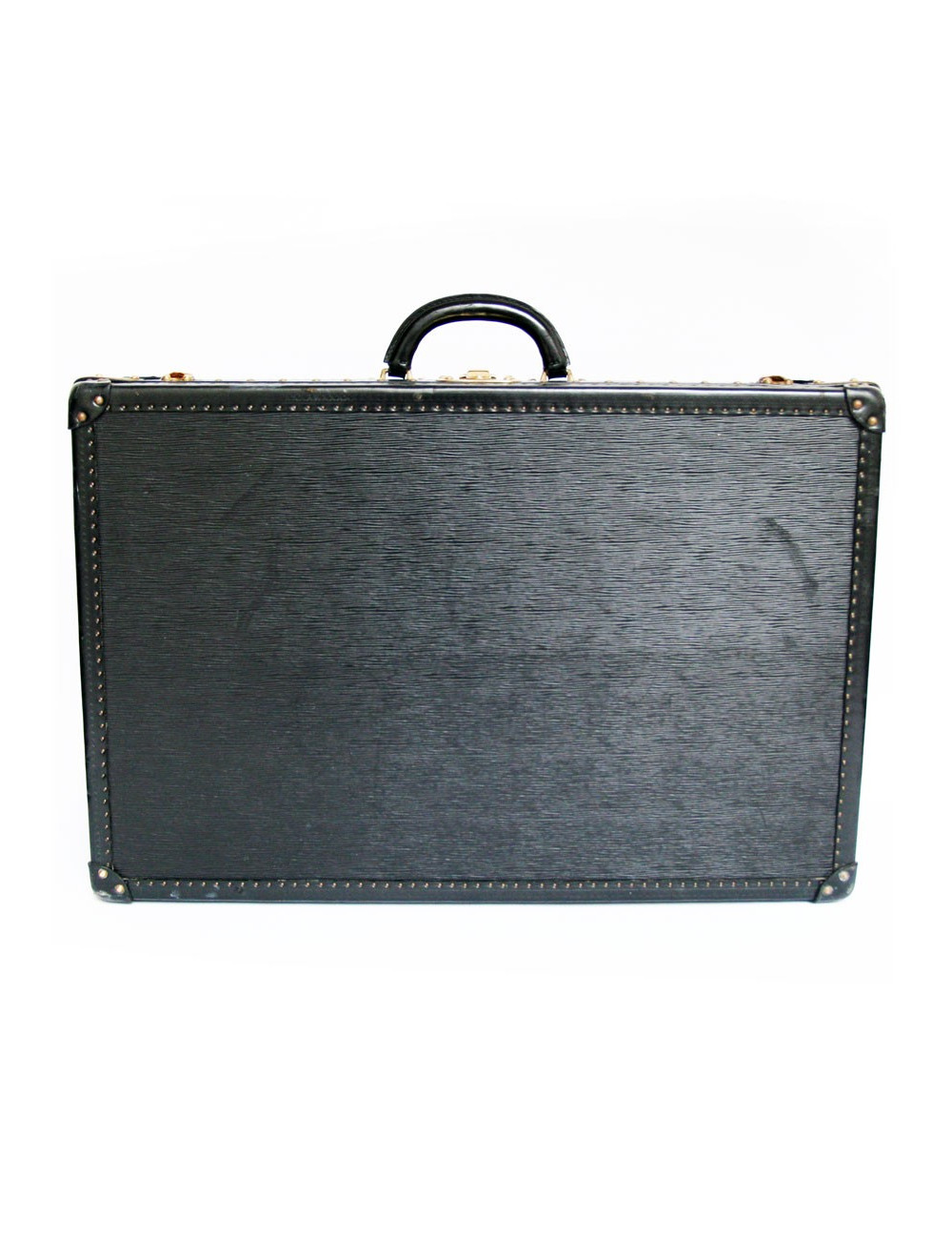 valise LOUIS VUITTON en cuir épi noir