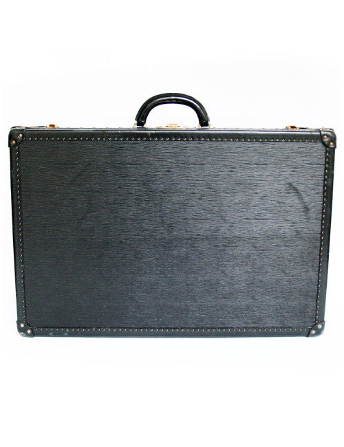 valise LOUIS VUITTON en cuir épi noir