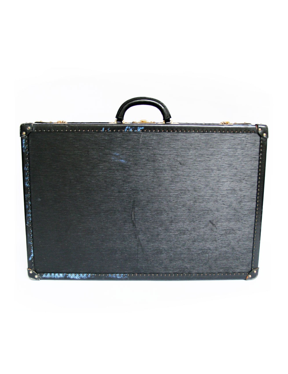 valise LOUIS VUITTON en cuir épi noir